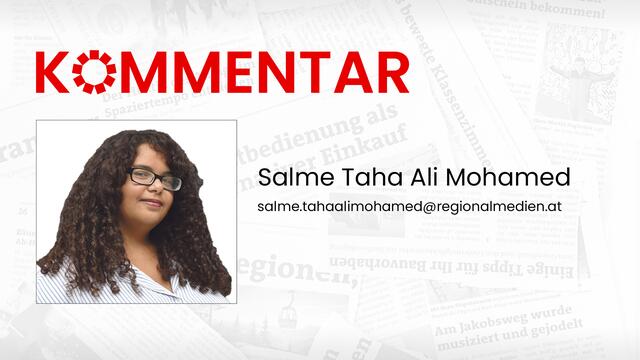 Salme Taha Ali Mohamed meint, dass nicht nur das Wandbild in der Magdalenenstraße/Hofmühlgasse entfernt werden sollte.  | Foto: RMA/Piroutz