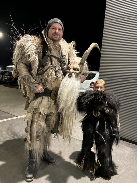 Früh übt sich, wer einmal ein großer Krampus werden möchte. | Foto: Susanne Veronik