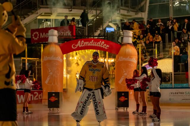 Maßgeblich am Sieg beteiligt: Goalie-Debütant Peyton Jones. | Foto: spusu Vienna Capitals/Manfred Szieber