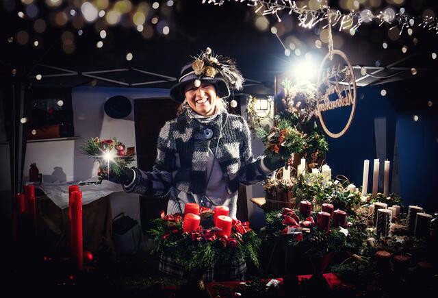 Beim Kreativen Weihnachtsmarkt in Stillfried blieb kein Dekorationswunsch für des bevorstehende Fest offen.