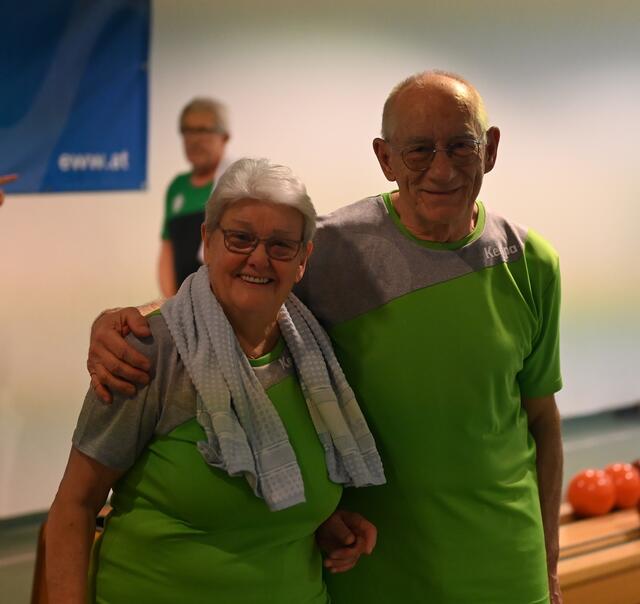 Gertie 76 und Franz 72 sind dabei.