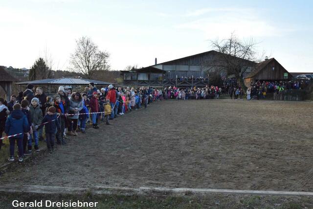 Das Reitviereck war mit über 500 Besuchern mit neuem Besucher- Rekord besucht. | Foto: Gerald Dreisiebner