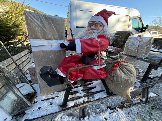 Der Weihnachtsmann hat seine Arbeit für heuer bereits begonnen. | Foto: MeinBezirk/Hofmüller