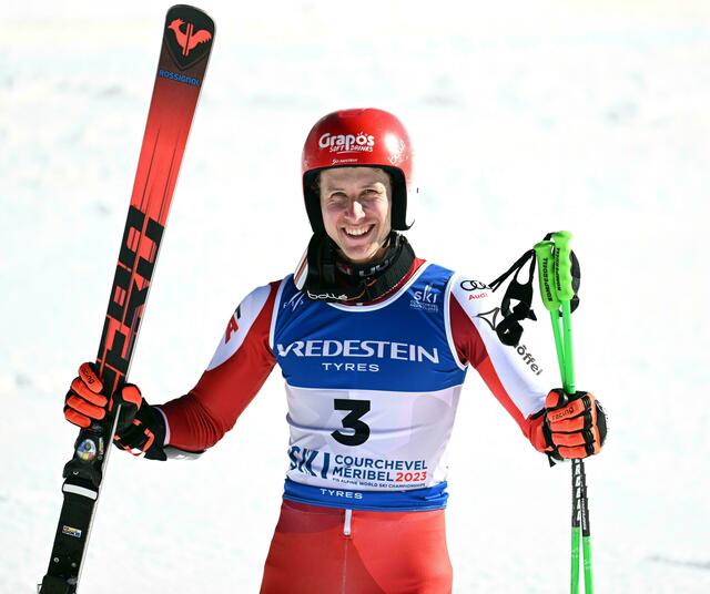 Der Milser Dominik Raschner kämpfte sich im Slalom von Gurgl auf den 12. Platz und bestätigte seine konstante Form. | Foto: (Symbolbild) BARBARA GINDL / APA / picturedesk.com