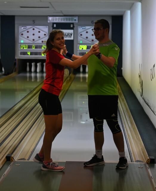 Wir haben es geschafft. Leonie und Florian