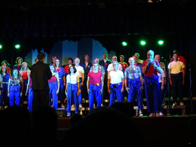 Harmonischer Gesang und lebendige Performance: Der Chor Choriosum überzeugt das Publikum in Tulfes. | Foto: Otto Zeisler