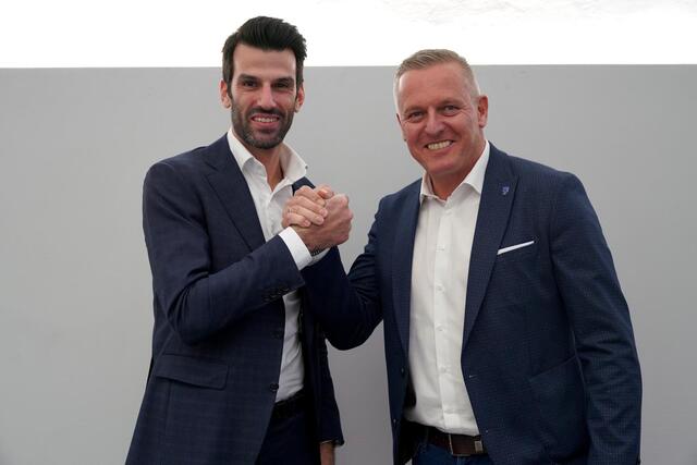 Udo Landbauer und Mario Kunasek feiern den Sieg der Freiheitlichen bei der Landtagswahl in der Steiermark. | Foto: FPÖ Niederösterreich