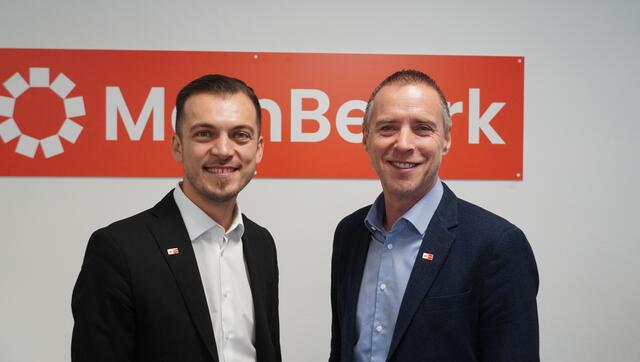 Bezirksstellenleiter der AK-Pongau Samed Aksu und der Präsident der Salzburger Arbeiterkammer Peter Eder beim Redaktionsbesuch | Foto: Johannes Brandner