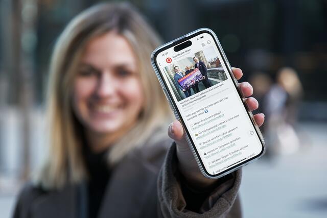 MeinBezirk Wien ist auch auf WhatsApp und versorgt dich mit den Top-News aus Wien und den 23. Bezirken. | Foto: Max Spitzauer/MeinBezirk