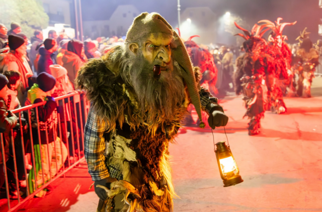 Am Wochenende wurde die Marktgemeinde Gratkorn zur schaurigen Krampus-Bühne. | Foto: Marktgemeinde Gratkorn