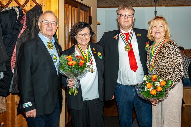 Präsident Günter Schneider, Vizepräsidentin Maria Rindler-Seidl, Obmann Günther Gaber und Pastpräsidentin Stefanie Stumpf (v.l.) | Foto: Herbert Fauster