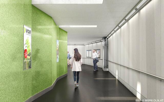 Visualisierung des Personentunnels | Foto: WWW.OLN.AT