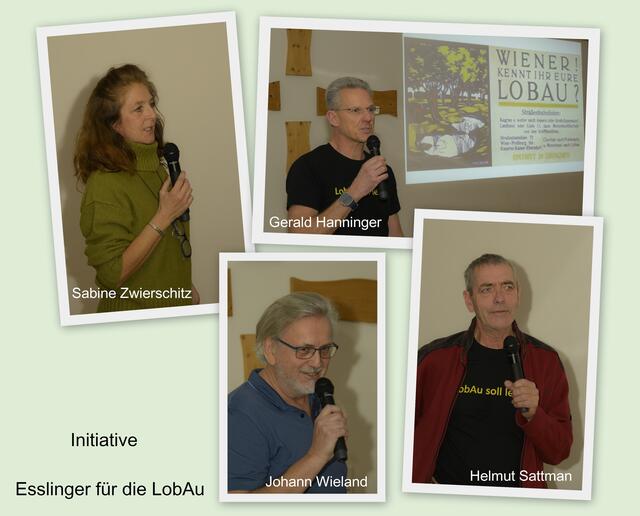 Vorstellrunde der Initiative "Esslinger für die LobAu"   | Foto: Kurt Kracher
