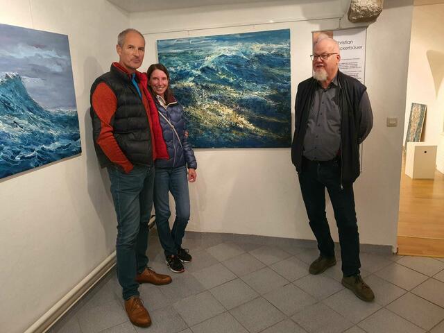 Christian Ruckerbauer stellt seine „Bilderflut“ in der Galerie im Gwölb aus. | Foto: Galerie im Gwölb