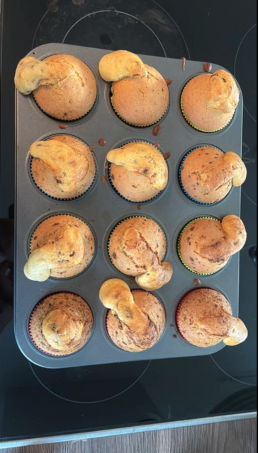 Keine erotischen Muffins werden, sondern Muffins für den Sohn zum ersten Geburtstag. Deklariert wurden sie als Nasenbären-Familie.  | Foto: Tanja Kurzbauer