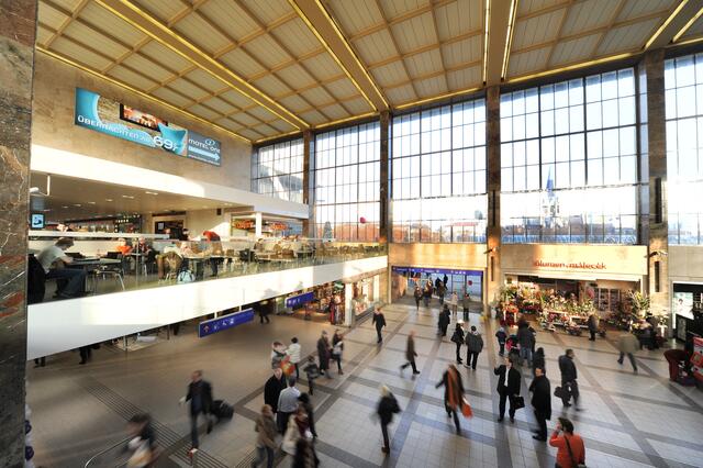 ÖBB Bahnhofcity am Wiener Westbahnhof. | Foto: ÖBB/Robert Deopito