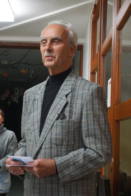 DI Helmuth Koch stellt die Aktivitäten des Lions Club Eisenstadt vor