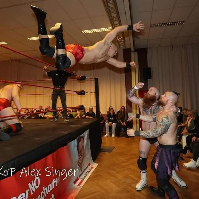 Die Zuschauer bekamen volle Wrestling-Action geboten. | Foto: zVg/SPÖ Gmünd