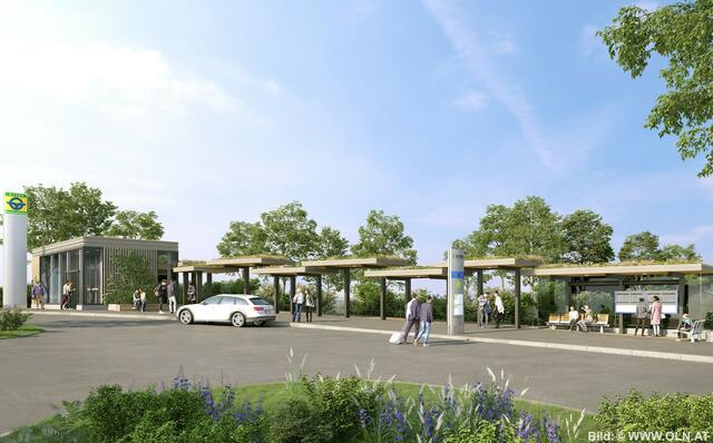 Visulisierung Park&amp;Ride-Anlage West am Bahnhof Wulkaprodersdorf  | Foto: WWW.OLN.AT