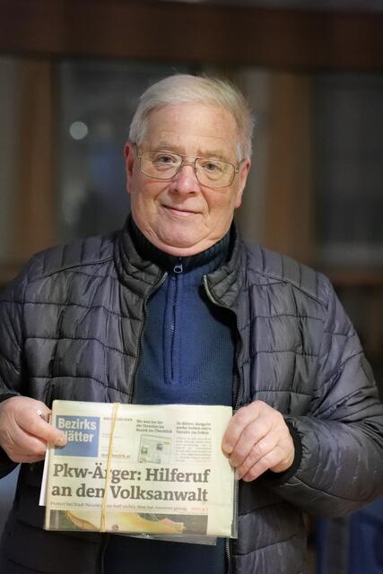 Josef Spiesz kämpft seit Jahren für Tempo 30 in der Freiligrathgasse. Bislang vergebens.