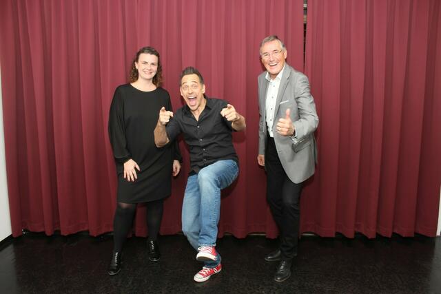 Vizebürgermeisterin Julia Neidhart-Hermann, Tricky Niki, Bürgermeister Ludwig Deltl | Foto: Stadtgemeinde Strasshof