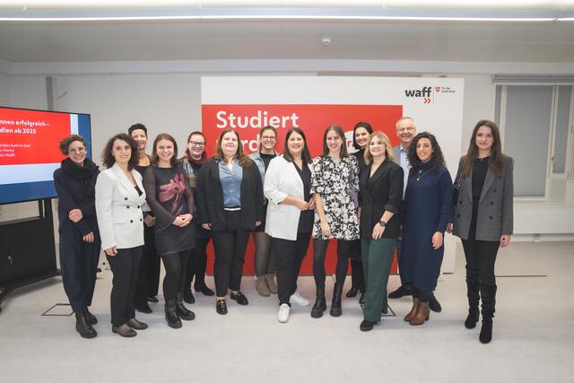 Zwei Jahre nach der ersten Vergabe des waff-Stipendiums schließen die ersten Absolventinnen ihr Masterstudium ab. | Foto: David Bohmann/Stadt Wien