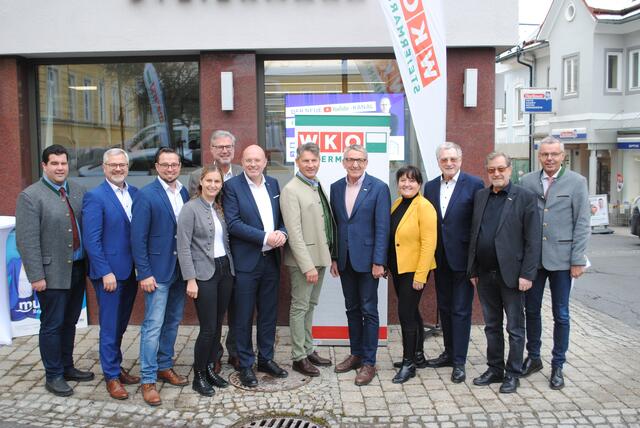Für die Vertreter der Wirtschaftskammer war die Eröffnung der neuen Servicestelle in Murau ein wahrer Freudentag.