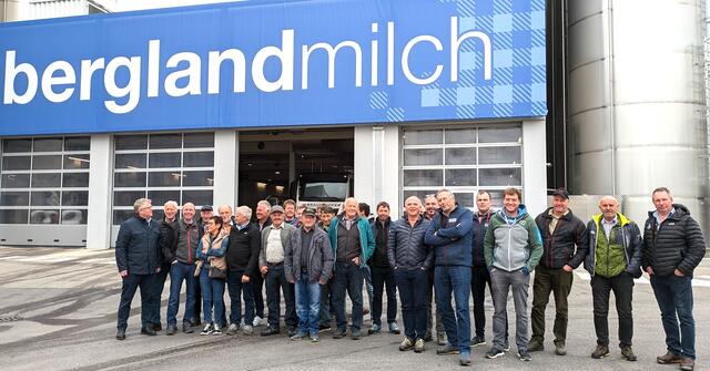 Auch die Berglandmilch wurde besucht. | Foto: Ortsbauernschaft
