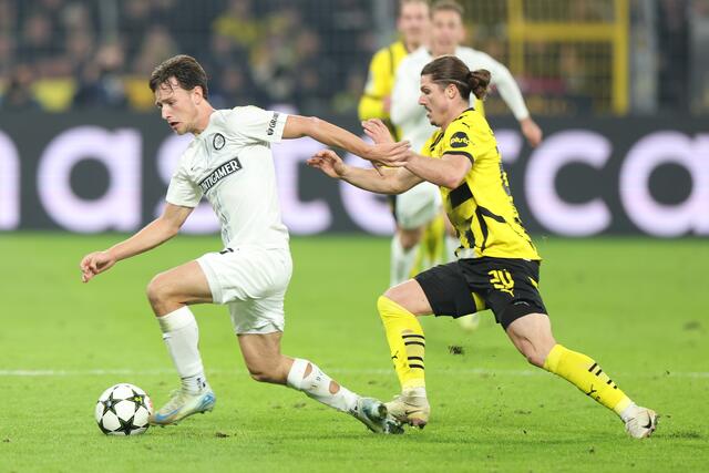 Zuletzt gegen den BVB fehlte Sturm nicht viel auf den ersten Punktgewinn, gegen Girona soll es vor heimischer Kulisse klappen.  | Foto: GEPA