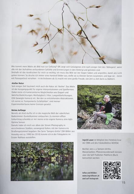 Ingrid Lauer in ihrem Element