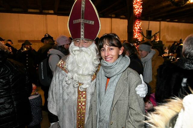 Natürlich kommt auch der Nikolo zum Bauernadvent. | Foto: Spitzauer/MeinBezirk