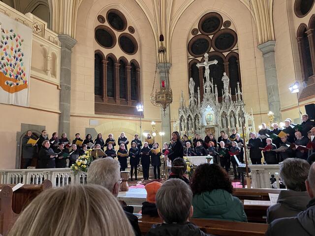 Das Kirchenkonzert in der Pfarrkirche Aigen war ein Highlight bei der 25 - Jahrfeier der der Chor-i-Feen.  | Foto: Chor-i-Feen