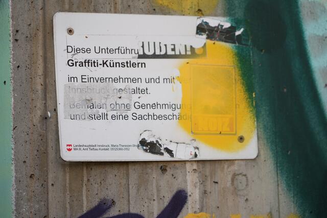 Unterführung Olympiaworld – Kreisverkehr. | Foto: Julia Perktold