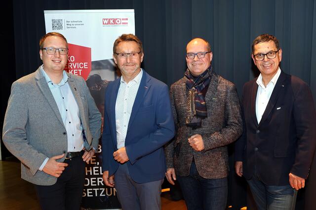 Tobias Luger, Hans Baldinger, Gerhard Stockinger, Hans Moser | Foto: eventfoto/Andreas Maringer