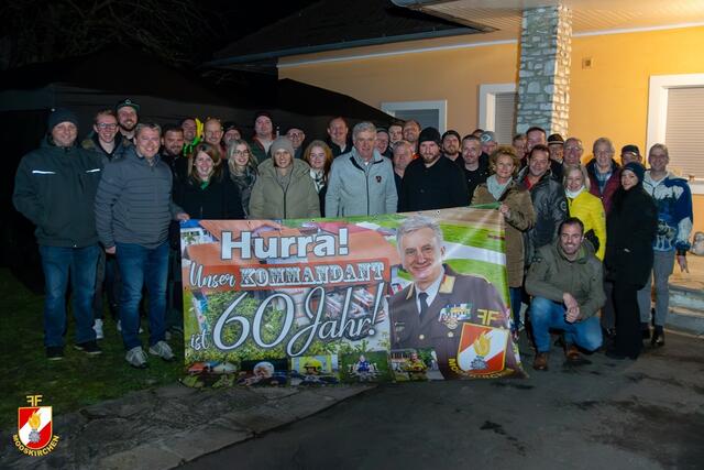 Früher Weckruf am Geburtstagsmorgen für ABI Josef Pirstinger | Foto: FF Mooskirchen