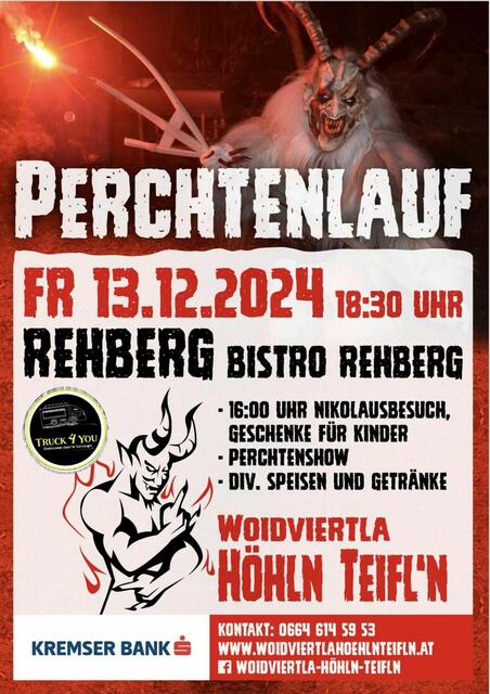 Infos zum Perchtenlauf in Rehberg | Foto: Truck4you
