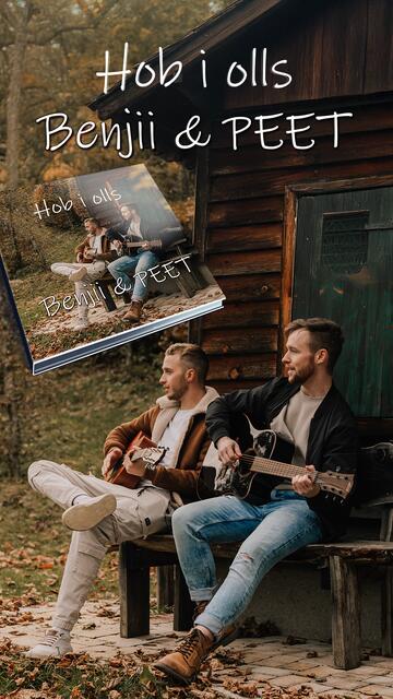 Benjamin Kerschbaumer und Peter Torta schaffen es mit ihren Lieder in die Charts, jetzt sogar unter die Top-10.
 | Foto: Benjii & PEET