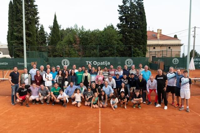 Ein wahres Tennisfest feierten die Vertreter aus Bad Ischl und Opatjia auf der Anlage des TK Opatija. | Foto: Marija Gavric/Facebook