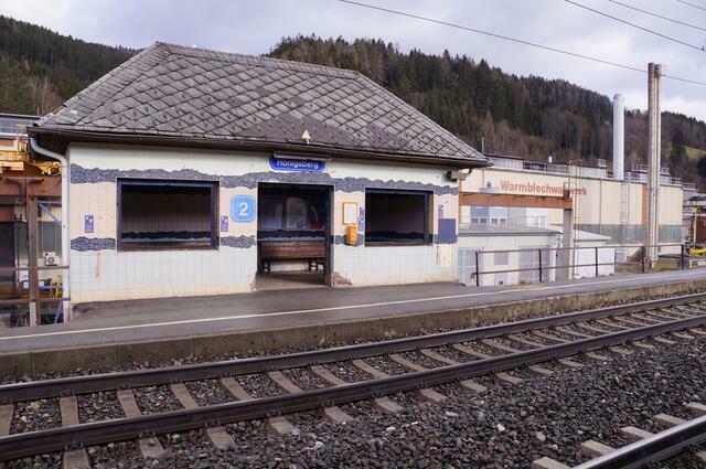 Der baufällige Wartebereich wurde 2022 rückgebaut. | Foto: Hofbauer