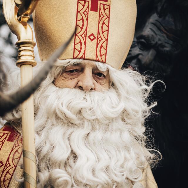 Seit 20 Jahren ist Norbert Fuchs bei den Niederalmer Krampussen als Nikolaus im Einsatz | Foto: flo.blackbeck