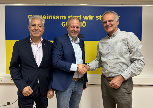 Shake Hands: Harald Sterle, Matthias Deiser und Helmut Traper | Foto: MeinBezirk
