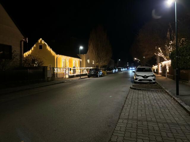 Lichtermeer in der Gartengasse in Sooß. | Foto: Preineder