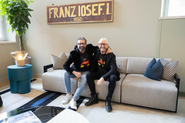 Mauro Maloberti (l.) und Franz Josef Baur. | Foto: Rene Brunhölzl
