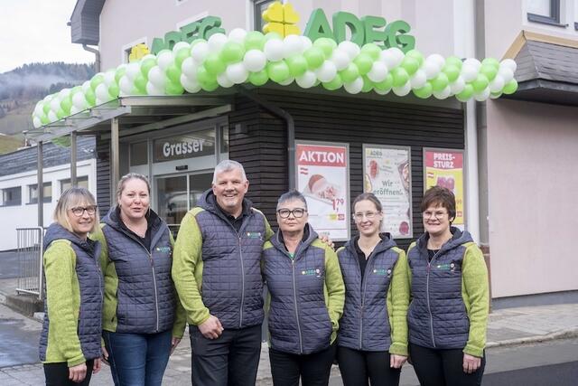 Auf das Team von ADEG Grasser kann man sich in der Marktgemeinde St. Lambrecht verlassen. Service steht hier an erster Stelle. | Foto: Rewe International