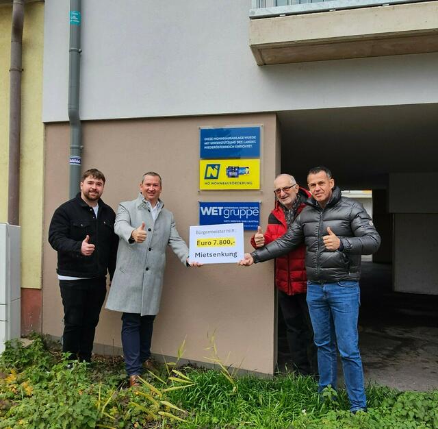 Durch regelmäßige Gespräche mit Vertretern der WET und der Mieterschaft wurde ein offener Dialog etabliert. | Foto: Gemeinde Enzersfeld