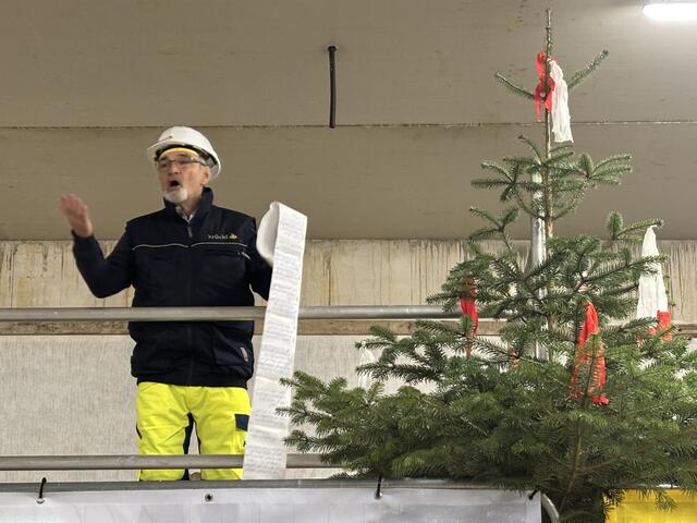 Gleichenfeier Wohn- und Geschäftshaus „Friedrich“ am 28. November.