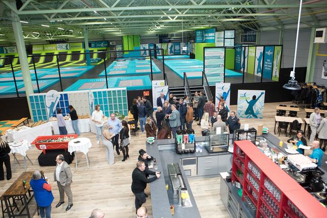 Der modernste Trampolinpark Europas steht in Oberwart.  | Foto: LMS