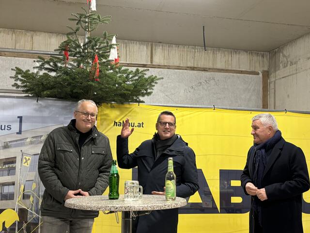 Gleichenfeier Wohn- und Geschäftshaus „Friedrich“ am 28. November.