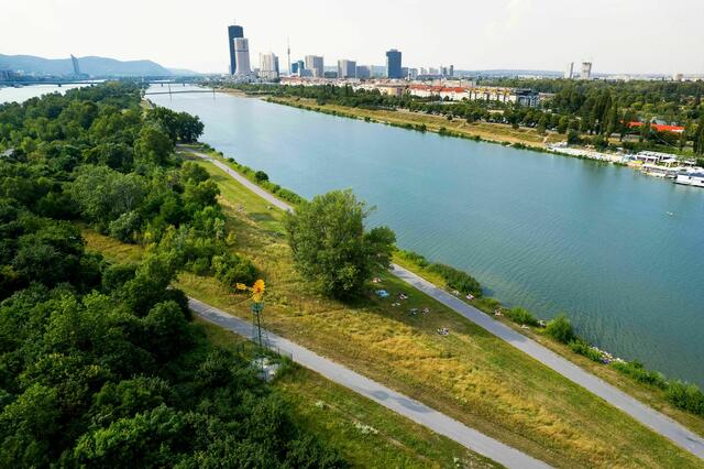 Das Wasserwerk Donauinsel soll 1.000 Liter Trinkwasser pro Sekunde liefern können.  | Foto: Stadt Wien/Christian Fürthner