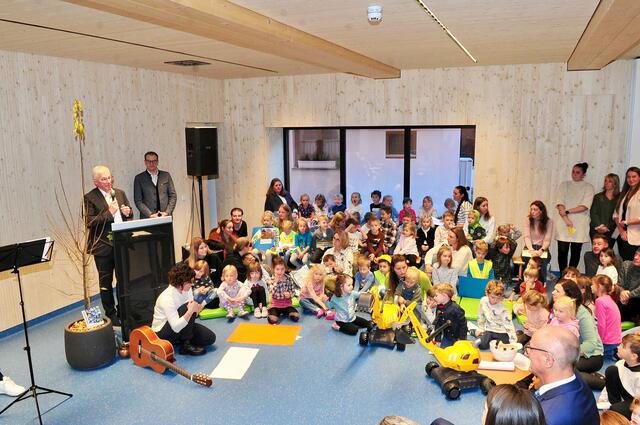 Bürgermeister Josef Singer brachte bei der festlichen Eröffnung seinen Stolz über die Erweiterung zum Ausdruck.